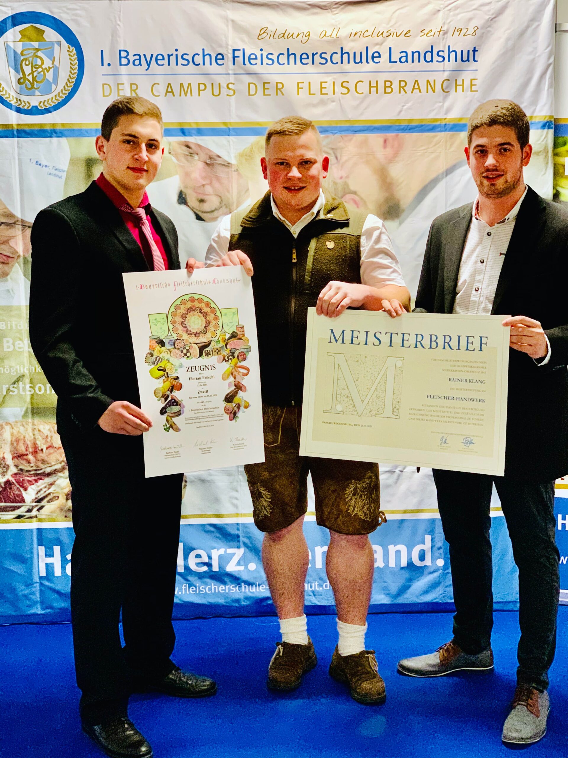 Jungmeister nehmen Hygiene-Hürden