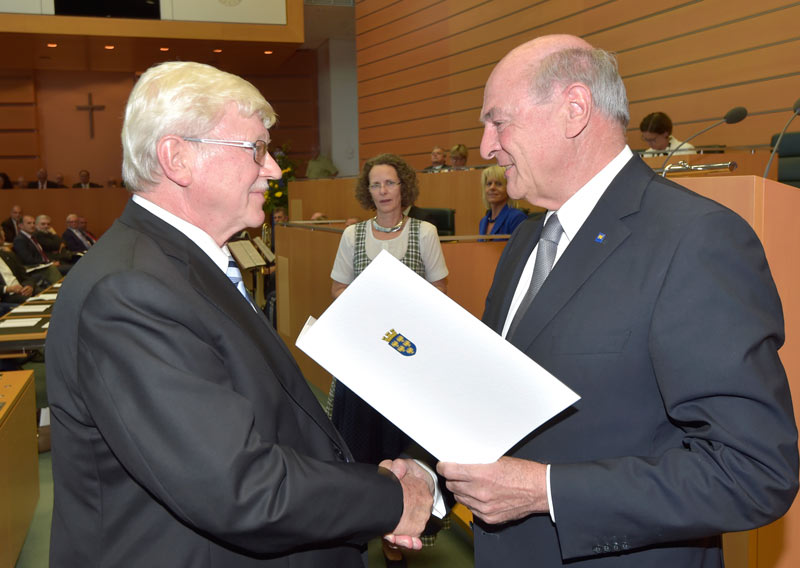 Ehrung von Karl Schmiedbauer