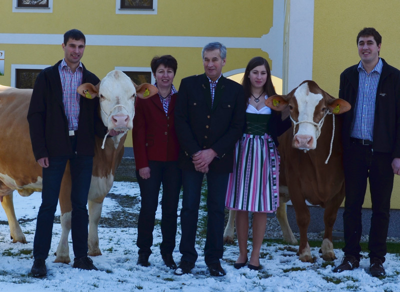 Fleckviehzucht Austria zeichnet „Züchter des Jahres 2014“ aus