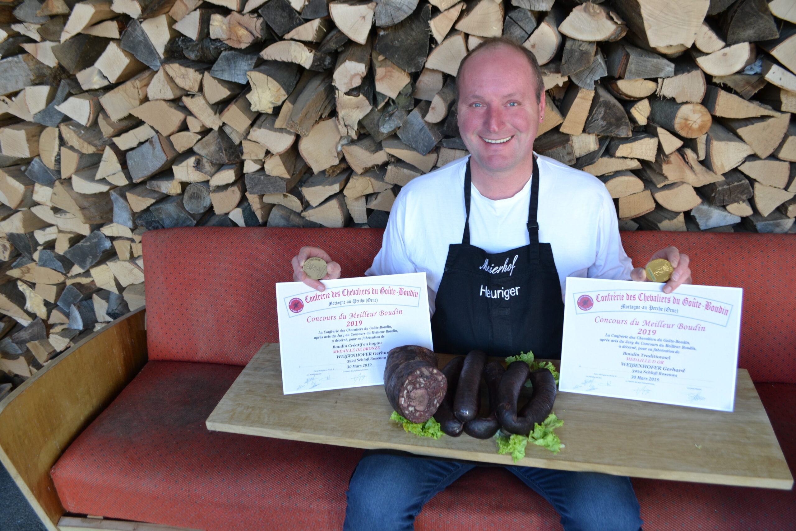 Blunz’n wurde vergoldet: Preis für Gerhard Weißenhofer