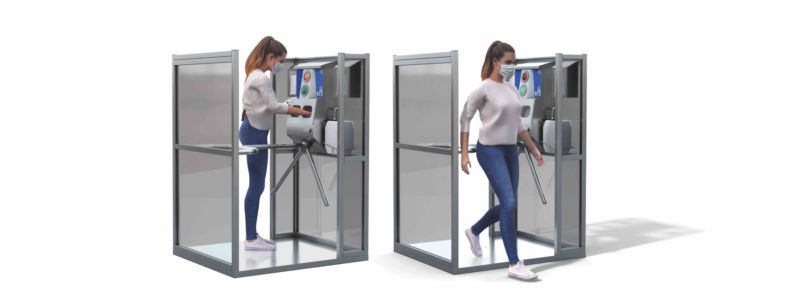 Mobile Hygieneschleusen von PHT schützen vor Coronaviren