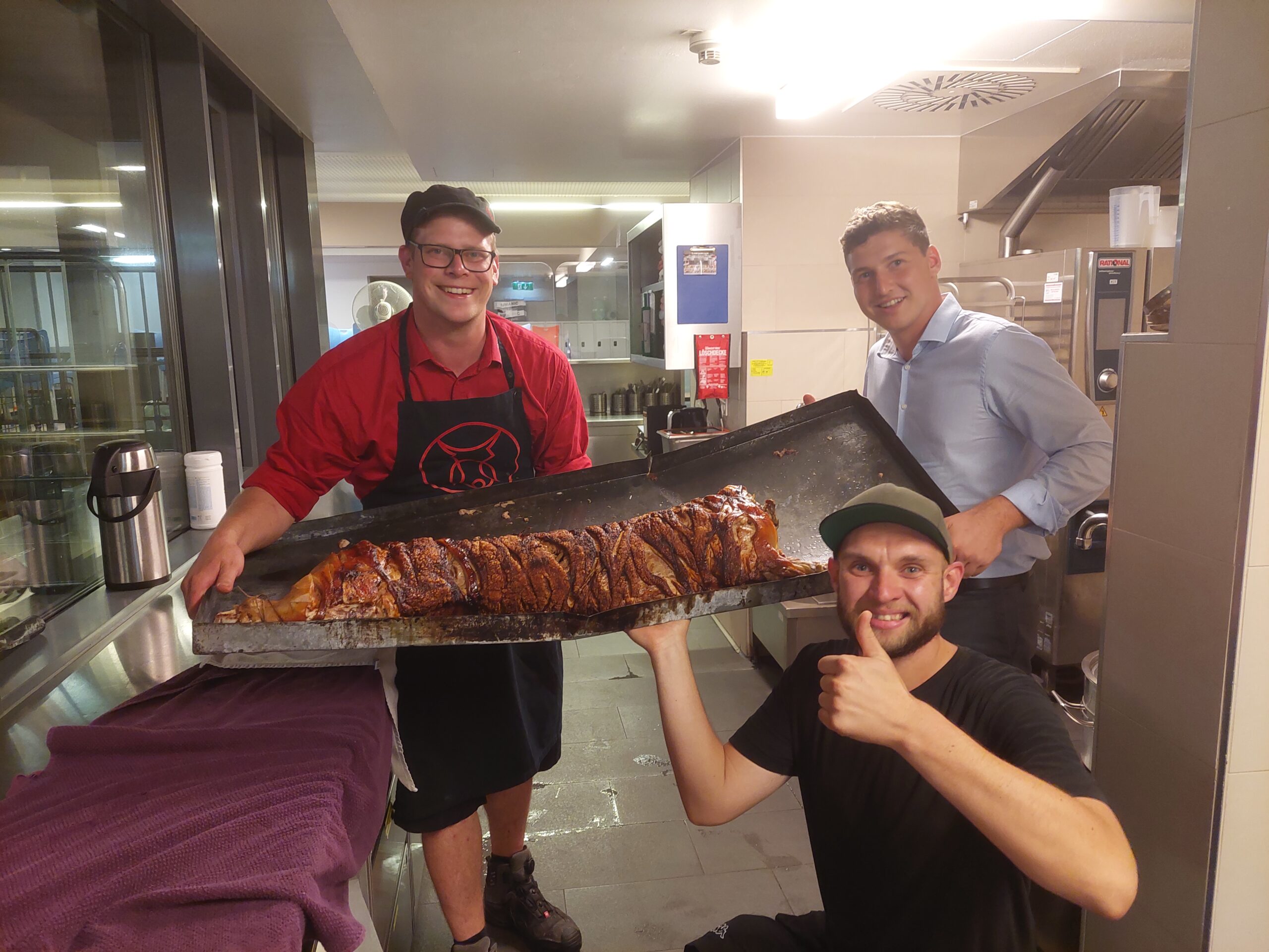 Spanferkel für die Gruft