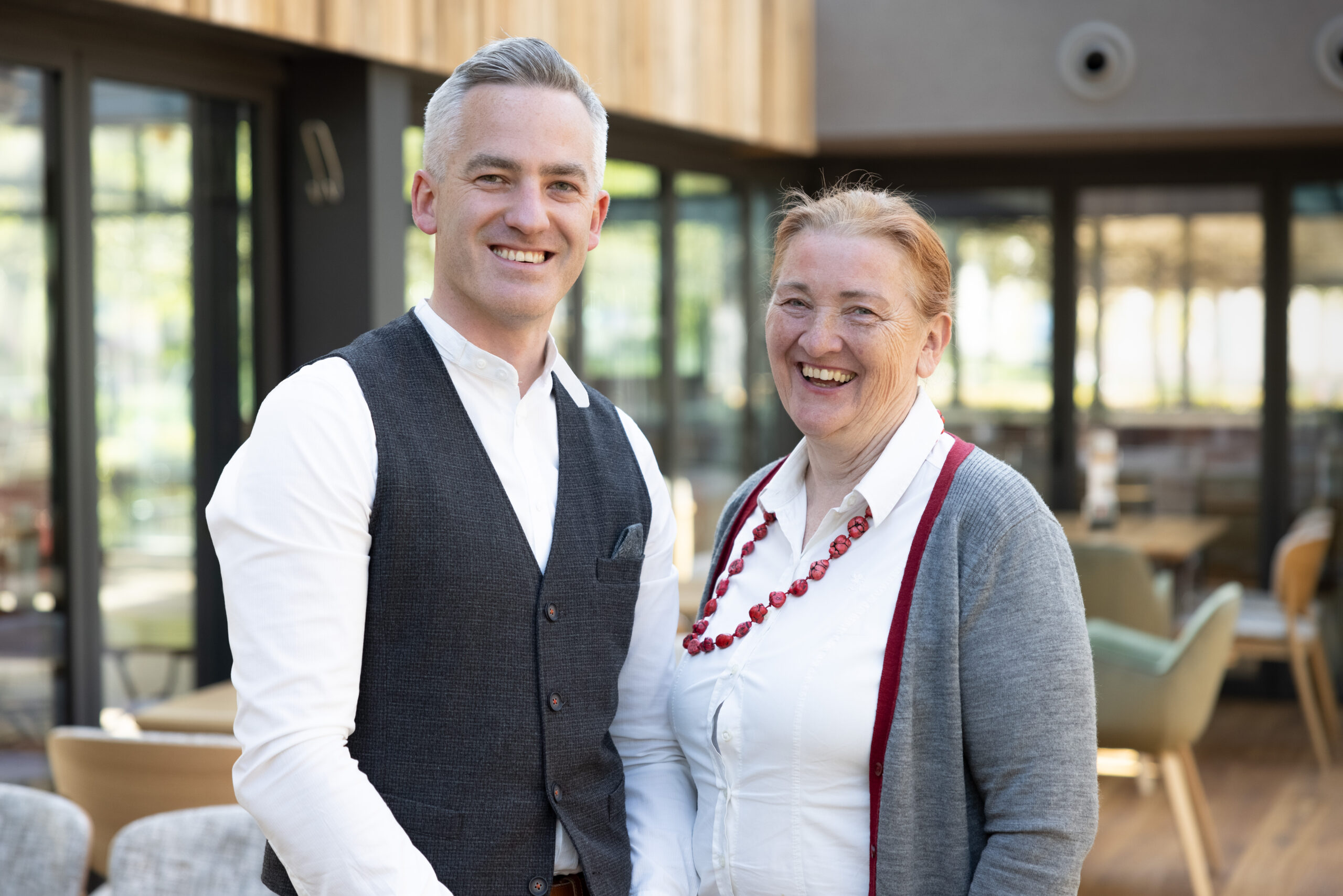 Café-Restaurant Luftburg im Wiener Prater: Stelze & Bier in Bioqualität