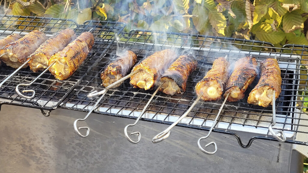 Schweinsschlepp am Spieß a la Heinz Reitbauer