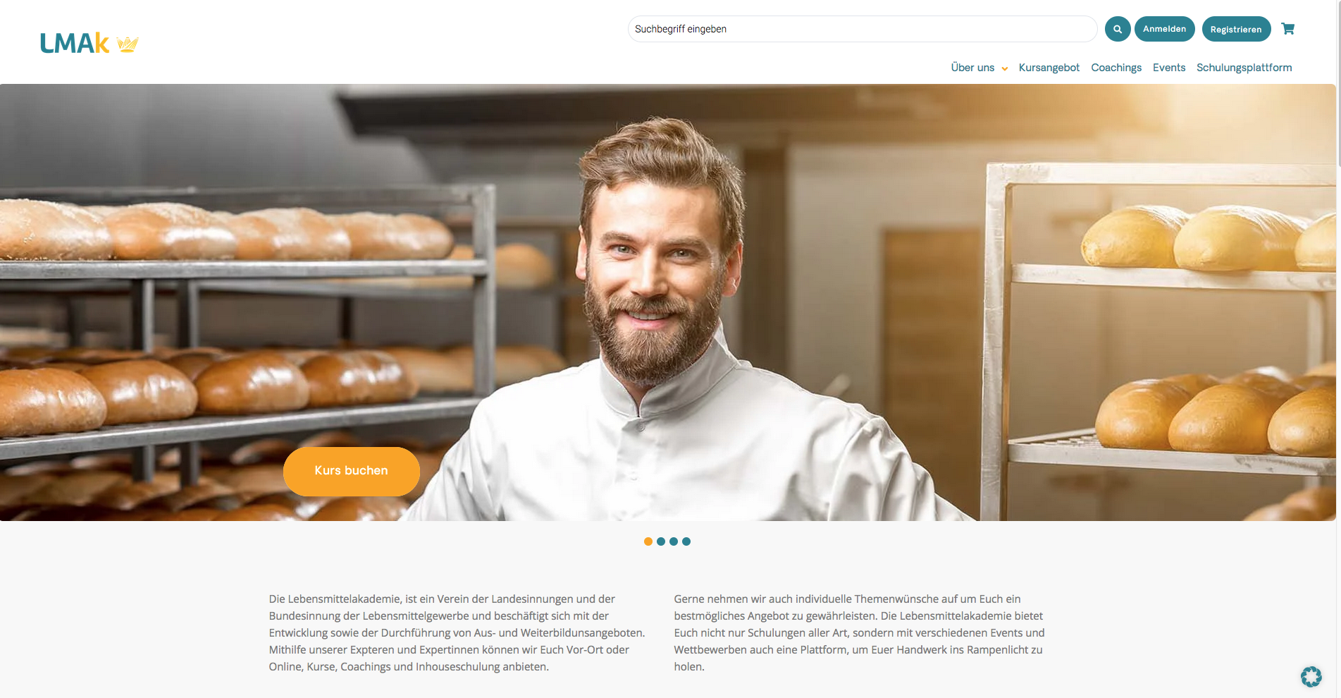 Neue Homepage der Lebensmittelakademie