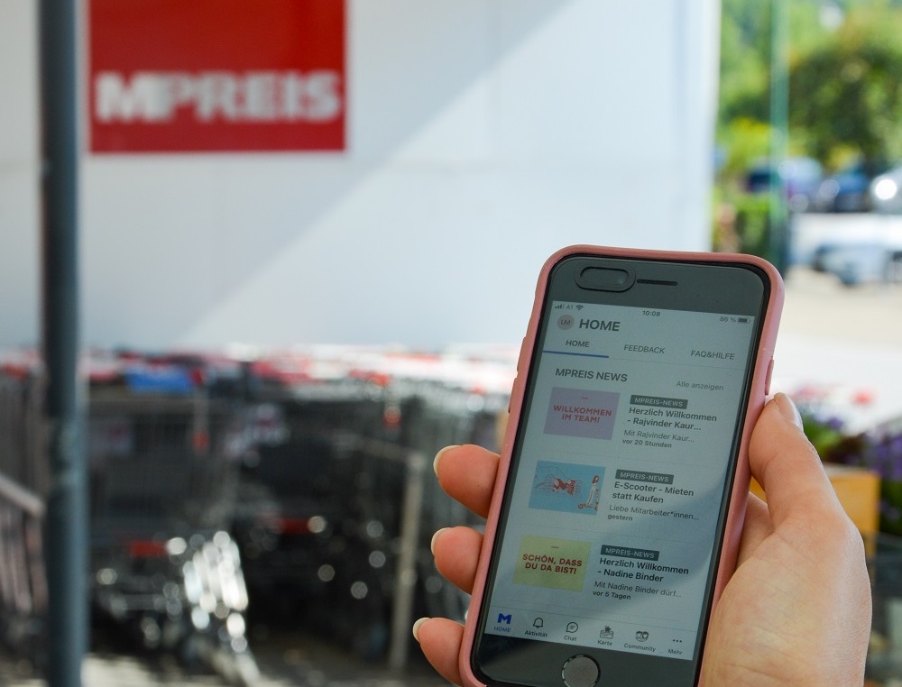 App sorgt für gut informierte Mitarbeiter:innen bei MPREIS