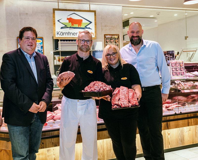 Kärntner Fleisch ist jetzt am Villacher Wochenmarkt
