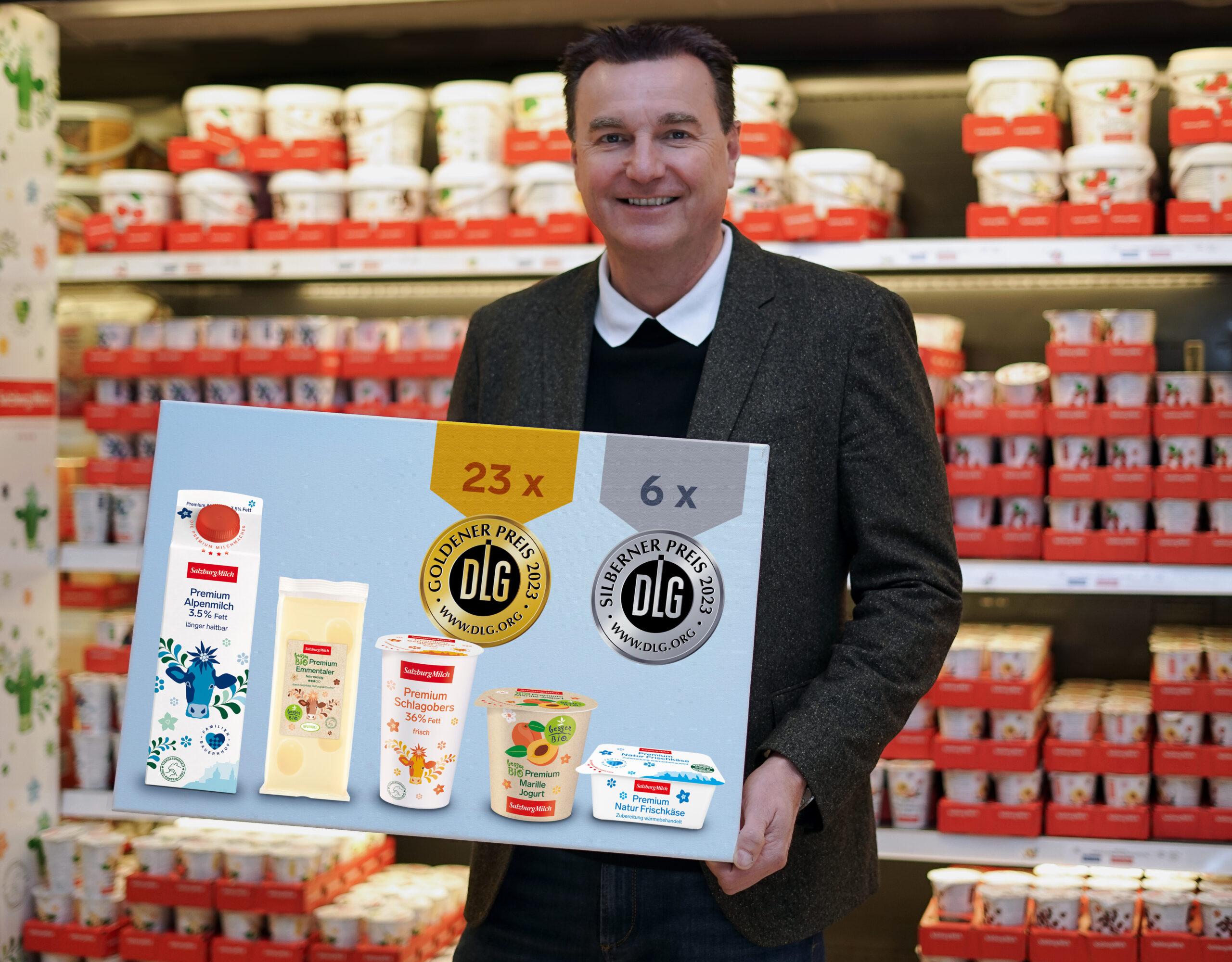 Gold- und Silbermedaillen für die SalzburgMilch