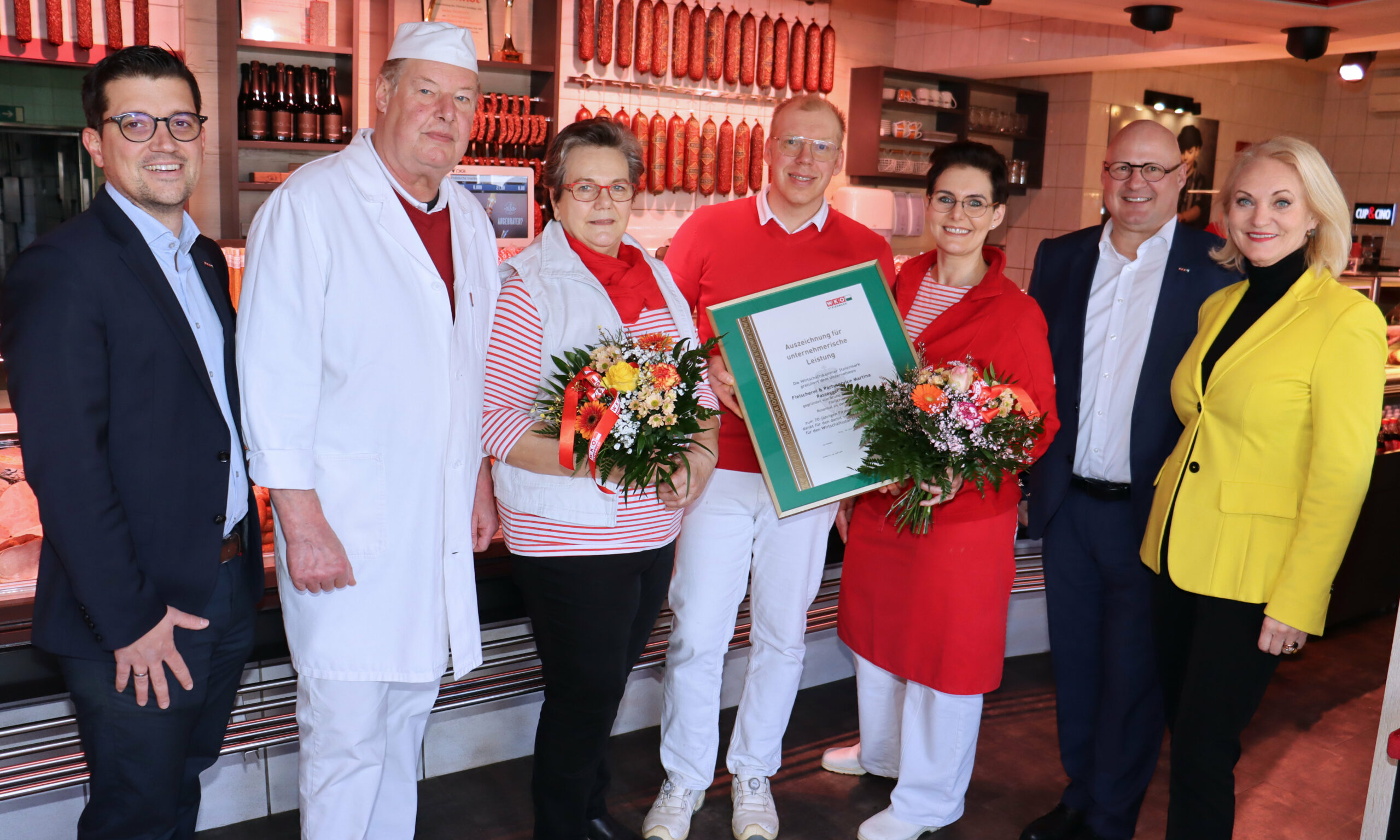 Rosenthal an der Kainach: Traditionsfleischerei Passegger feiert 70-jähriges Bestehen