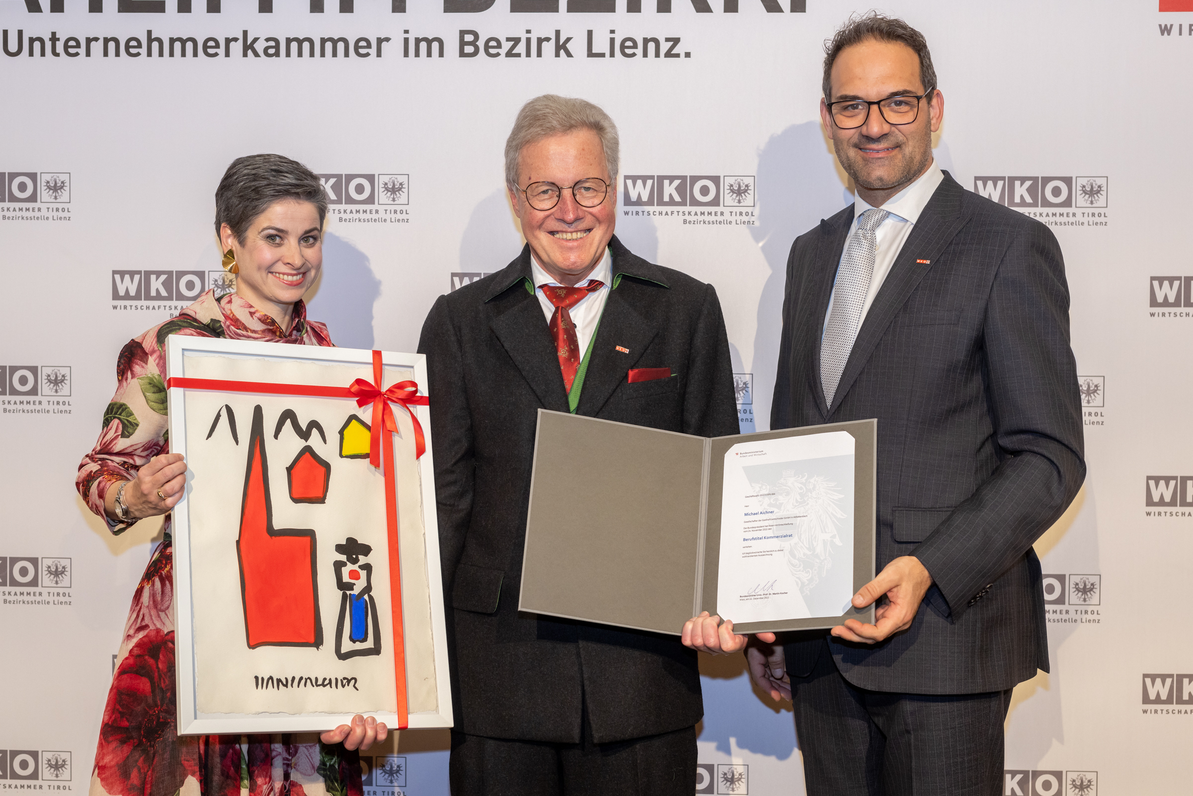 Lebensmittelhändler Michael Aichner zum „Kommerzialrat“ ernannt