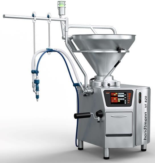 Das Ventil DV 85-1 mit einem Handtmann Vakuumfüller ermöglicht flexibles Dosieren