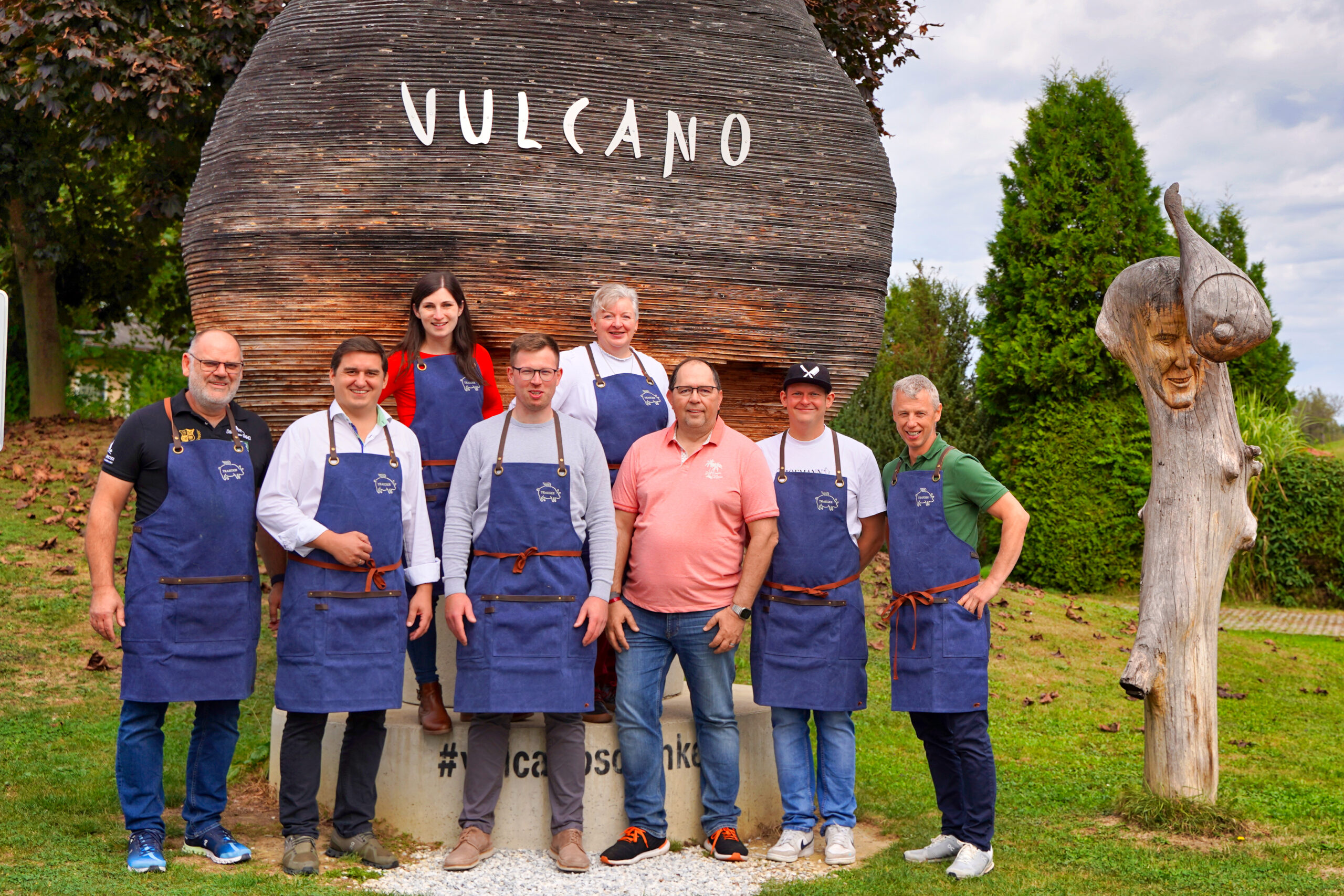 Neue Profi-Aufschneider: Ronny Paulusch hat wieder sieben neue Cortadores ausgebildet