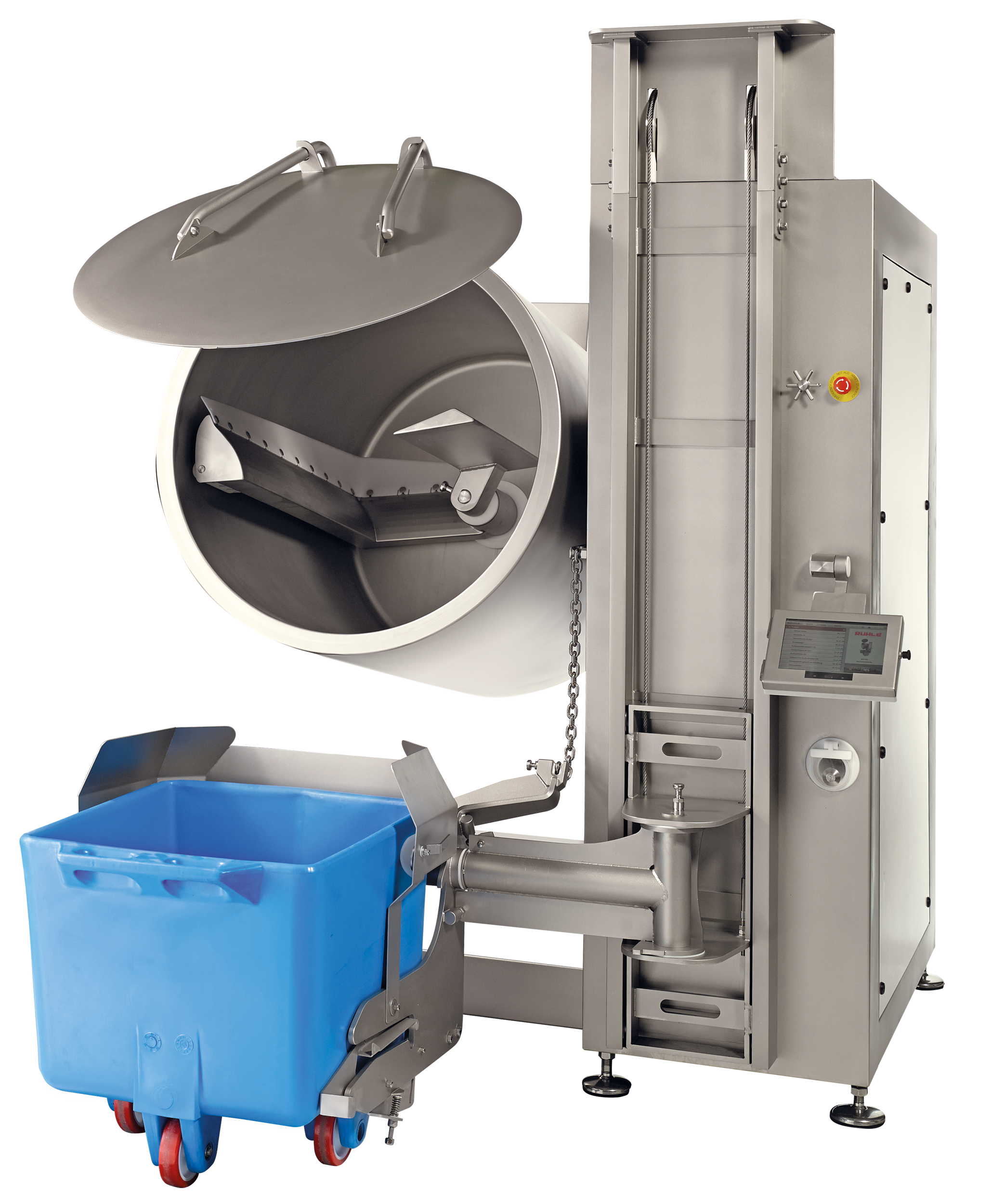 Maschinen von Rühle: Perfektes Pökel-Tumbeln, Mischen und Marinieren