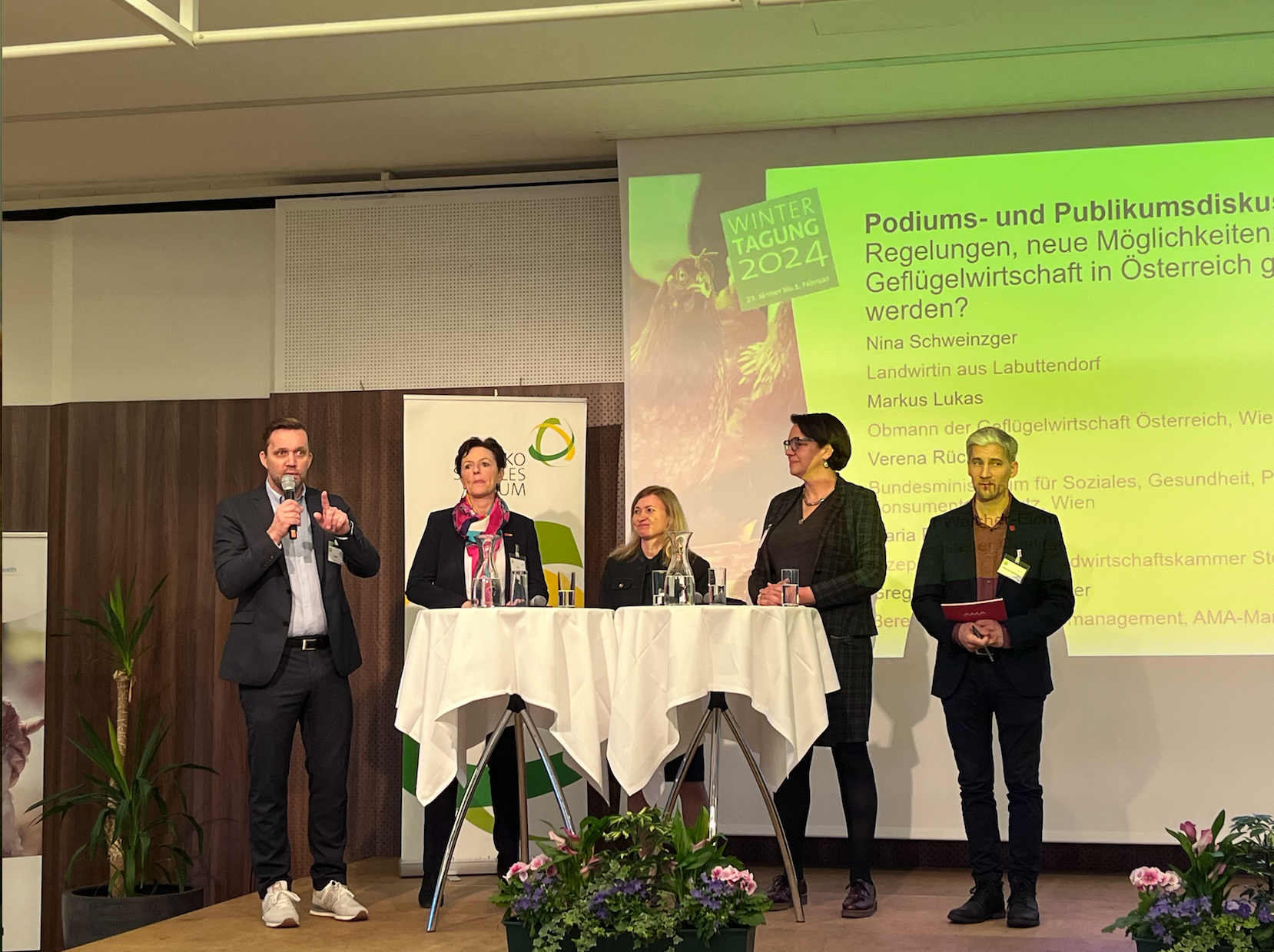 Geflügelbranche: Fachtag Geflügelhaltung der 71. Wintertagung des Ökosozialen Forums