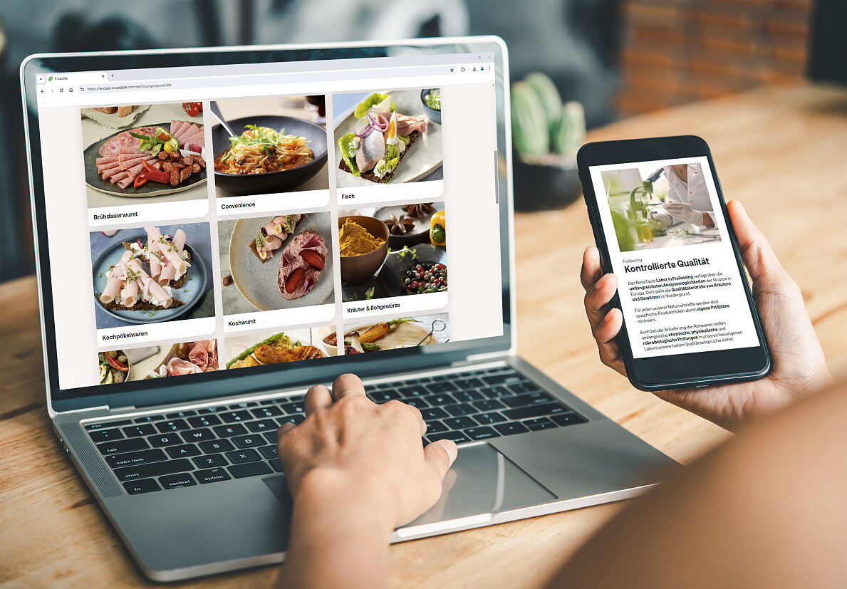NovaTaste mit neuem Online-Auftritt: Gewürzprofi startet neue Website