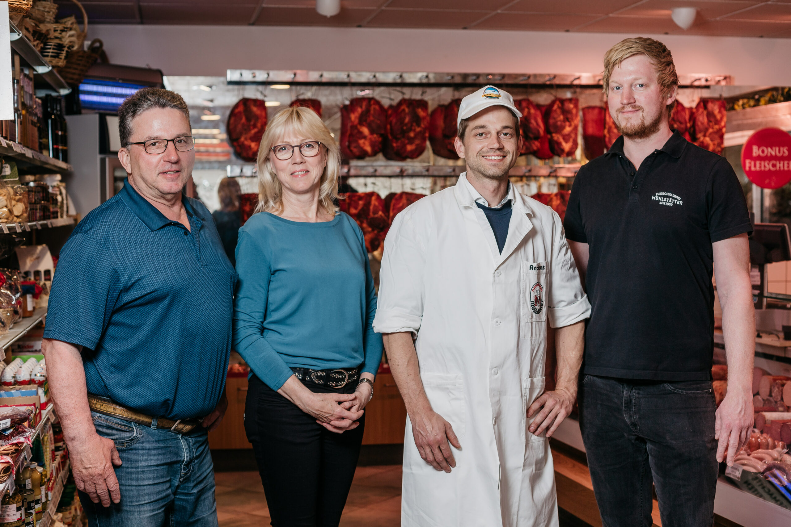 Fleischerei Mühlstätter in Matrei: Unterennbar mit dem „Henkele” verbunden.