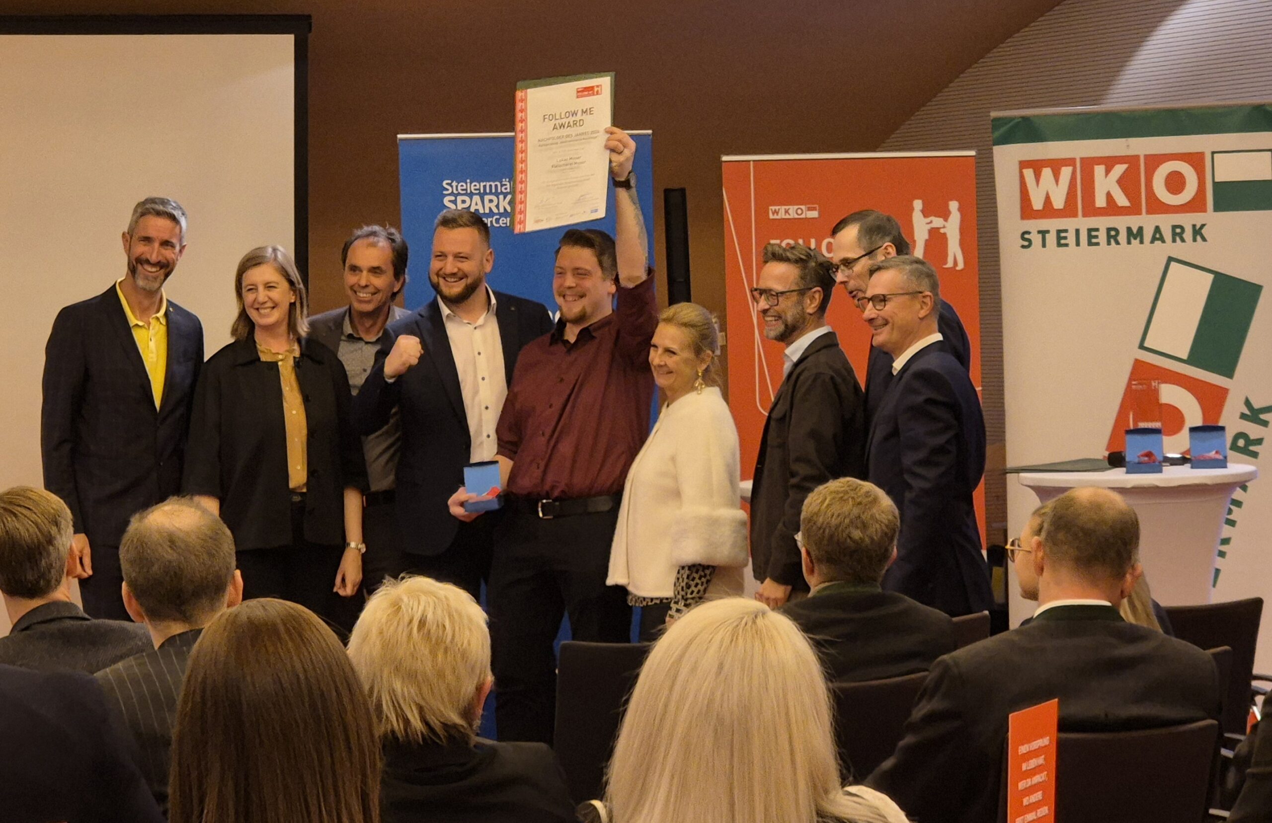 Lukas Moser: Erster Platz beim „Follow me“-Award der WKO Steiermark
