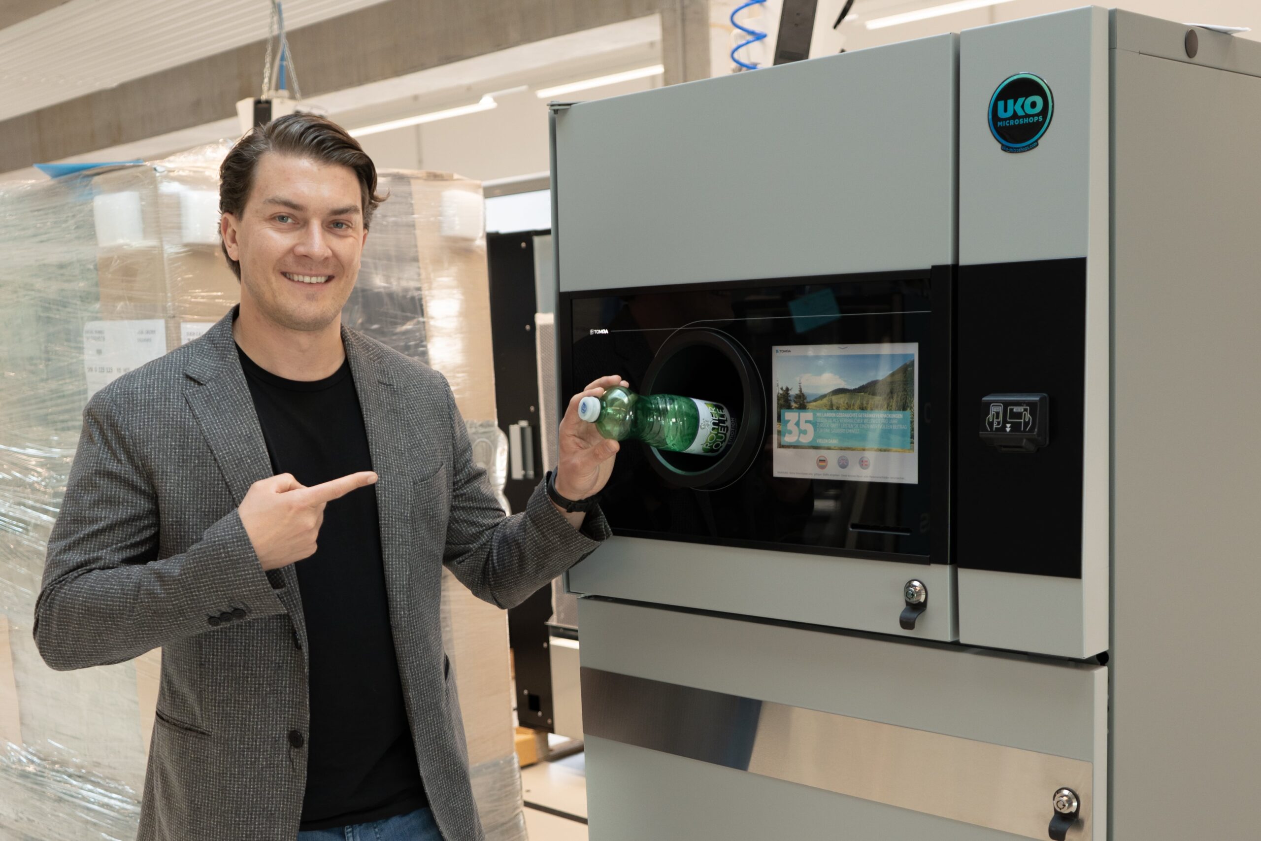 Einwegpfand ganz einfach: Wie UKO Microshops Betriebe mit smarten Lösungen unterstützt