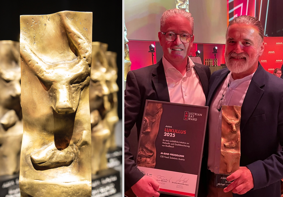M-Rind setzt Branchenmaßstab: AMA Lukullus Award 2025 für OSI Food Solutions Austria