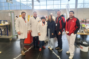 Die Jury: Peter Süßenbacher, Thomas Bergmann, Doris Steiner-Bernscherer, Katharina Erber (BI Lebensmittelgewerbe), Clemens Baischer und Ferdinand Sorger (v. l.). © Florian Wieser