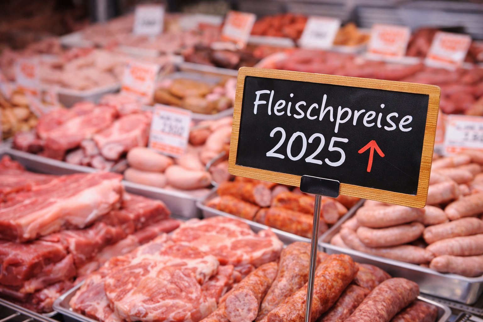 Inflation 2025: Fleisch und Lebensmittel deutlich teurer als im Vorjahr